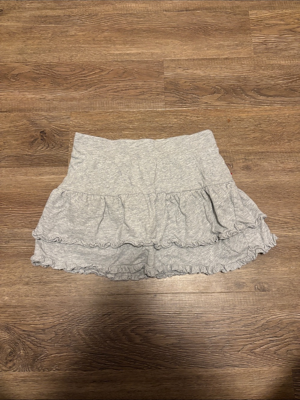 girls justice gray skort